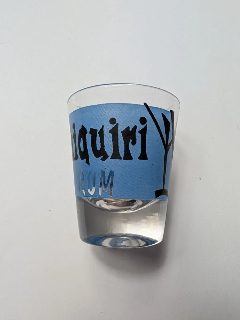 Daiquiri Rum Recipe Shot Glass MCM Man Cave Barware